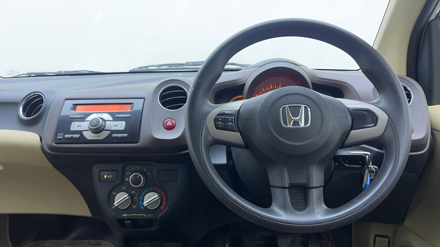 Used 2013 Honda Amaze 1.2 S i-VTEC Petrol Manual interior STEERING VIEW