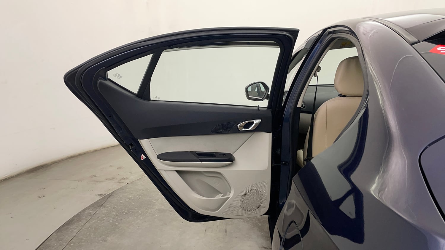 Used 2022 Tata Tigor XZA Plus Petrol Automatic interior LEFT REAR DOOR OPEN VIEW
