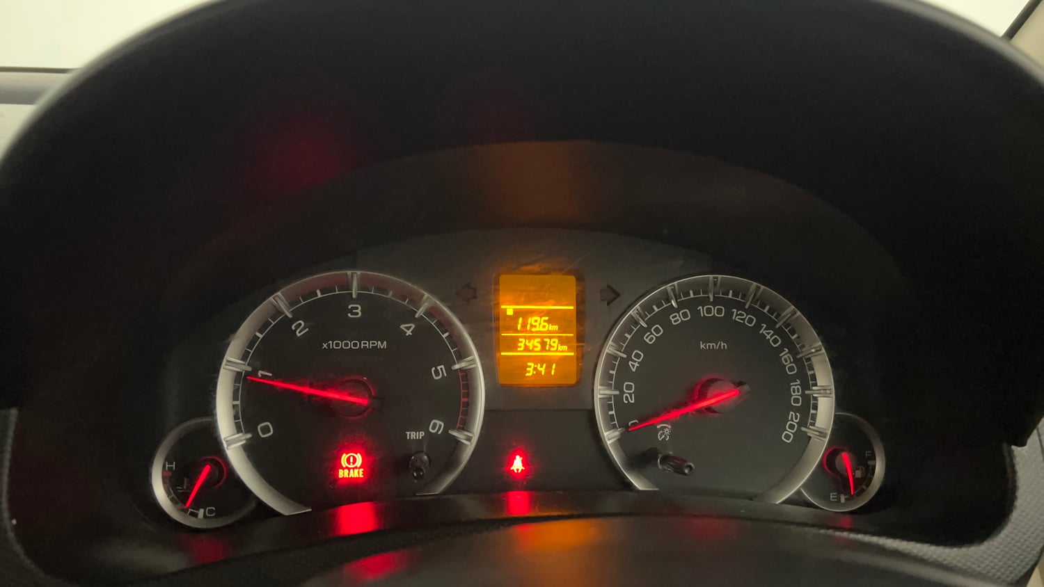 Used 2016 Maruti Suzuki Swift Dzire VDI Diesel Manual interior CLUSTERMETER VIEW