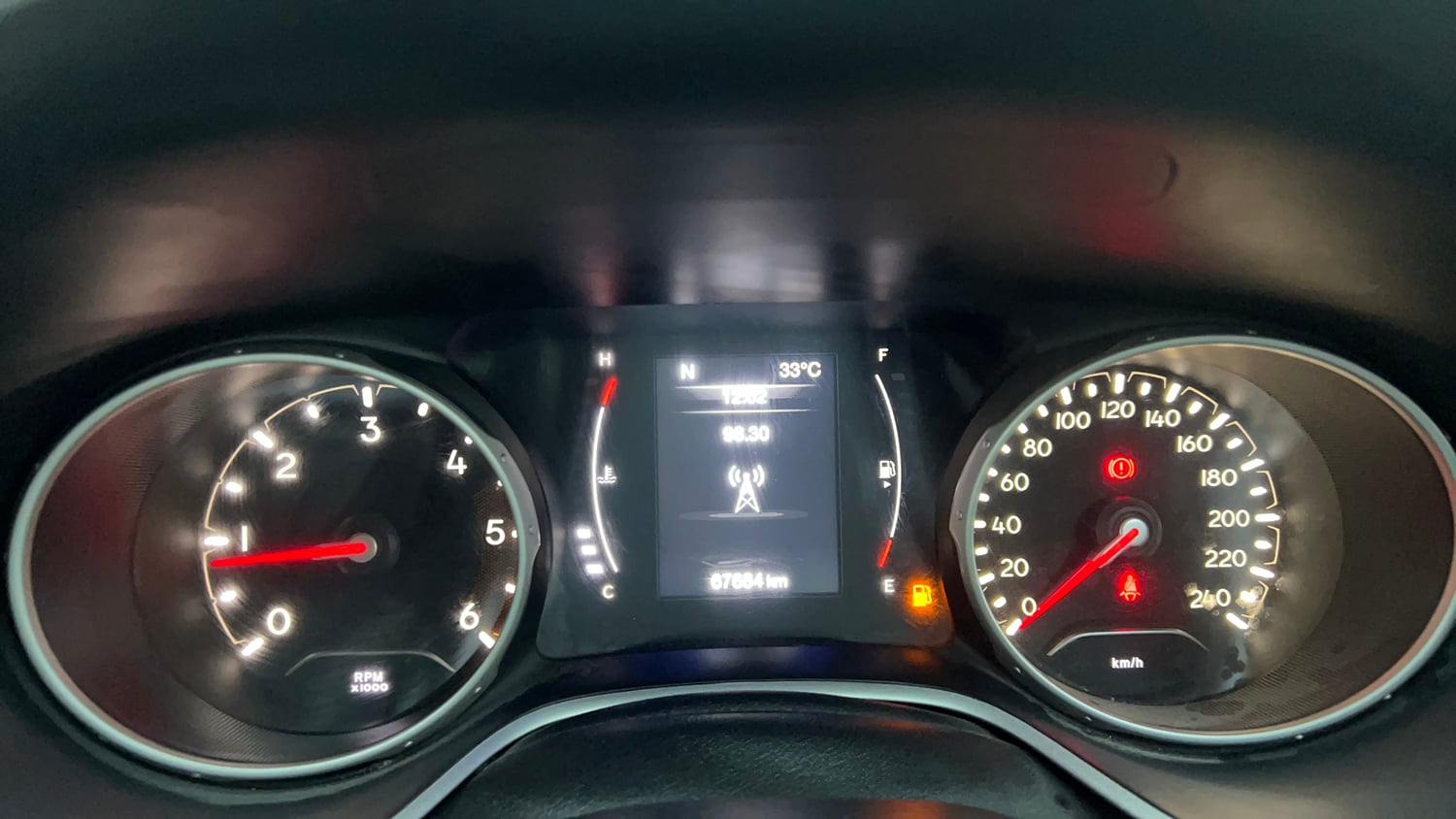 Used 2020 Jeep Compass Longitude (O) 2.0 Diesel Diesel Manual interior CLUSTERMETER VIEW