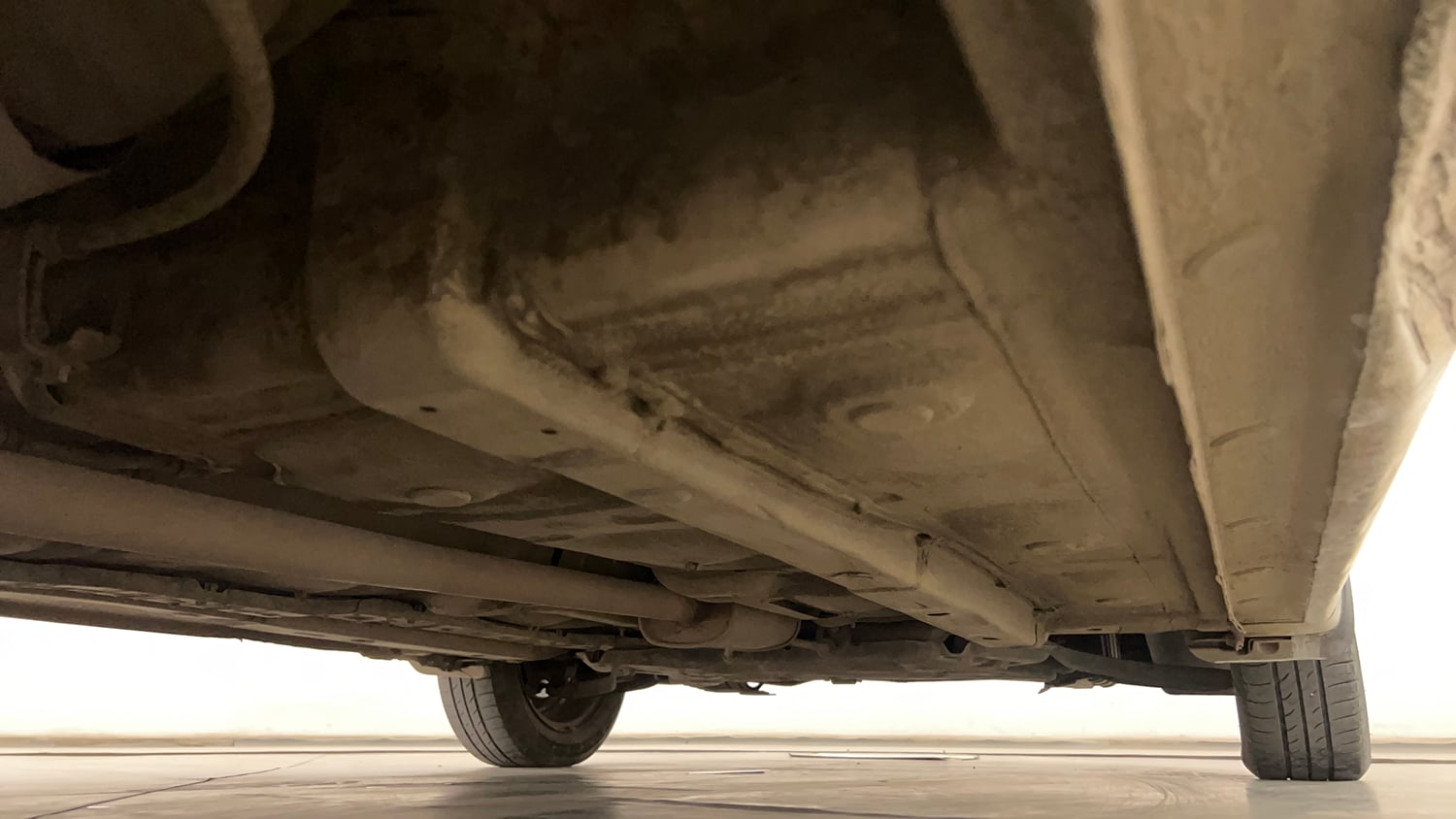 Used 2018 Hyundai Grand i10 Magna 1.2 Kappa VTVT Petrol Manual extra REAR RIGHT UNDERBODY VIEW