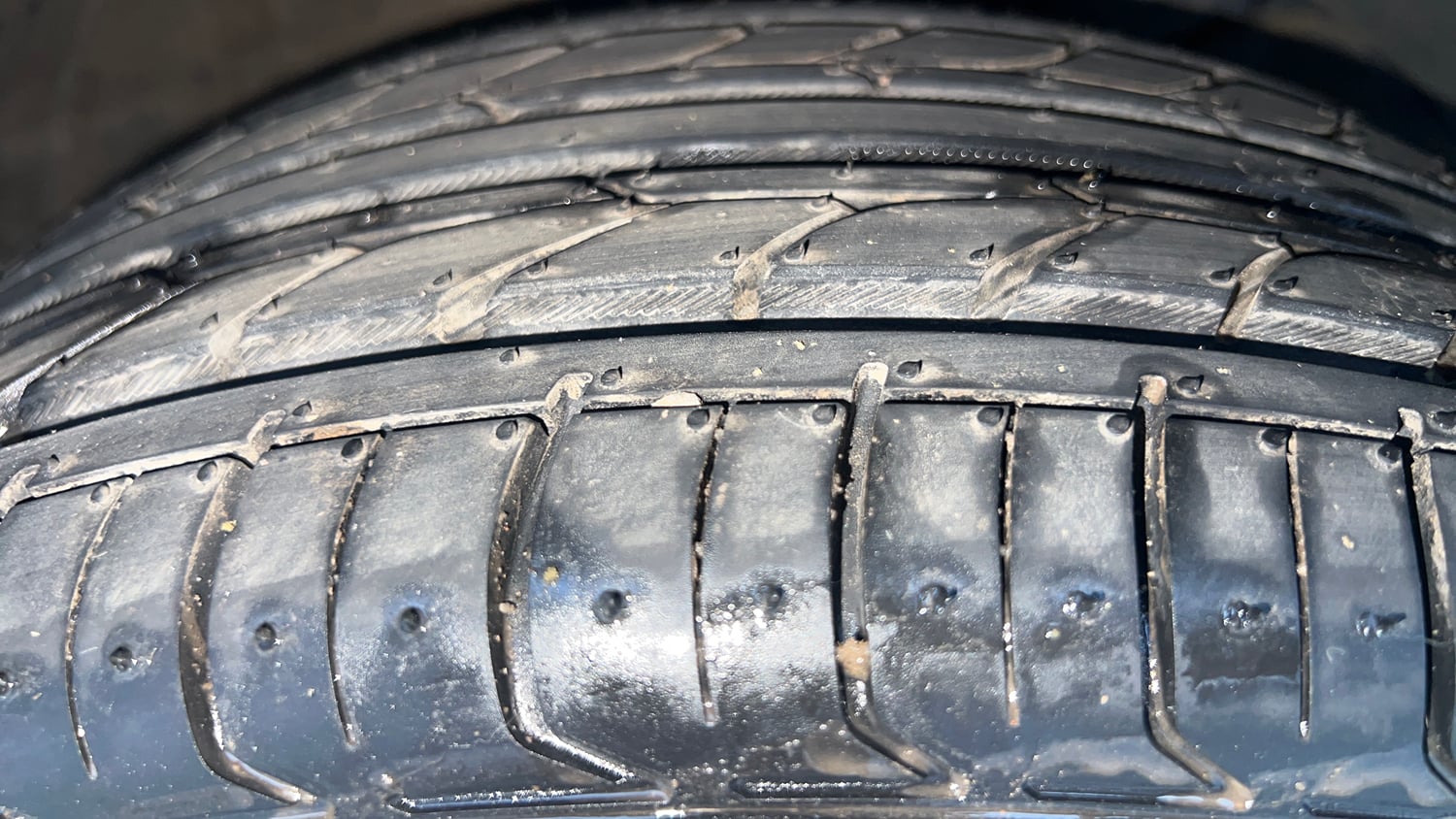 Used 2022 Maruti Suzuki Baleno Alpha MT Petrol Manual tyres RIGHT FRONT TYRE TREAD VIEW