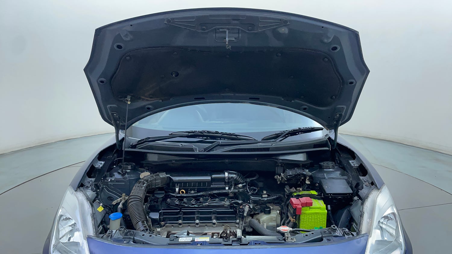 Used 2017 Maruti Suzuki Dzire ZXi AMT Petrol Automatic engine ENGINE & BONNET OPEN FRONT VIEW