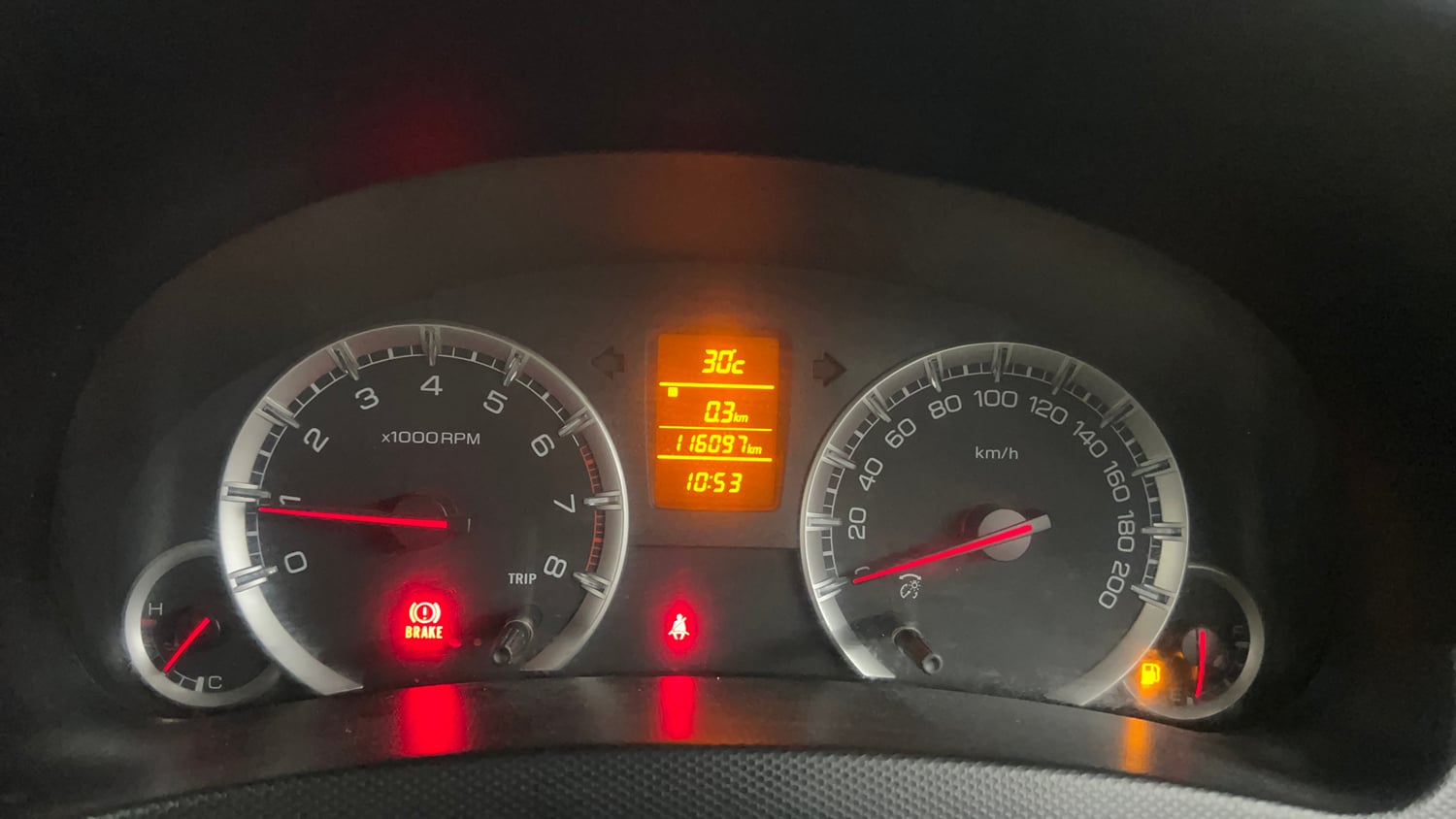 Used 2012 Maruti Suzuki Swift Dzire ZXI Petrol Manual interior CLUSTERMETER VIEW
