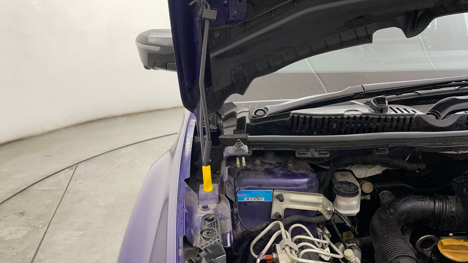 Used 2024 Tata Nexon Fearless Plus S Purple 1.2 Revotron Petrol 7DCA Dual Tone Petrol Automatic engine ENGINE RIGHT SIDE HINGE & APRON VIEW