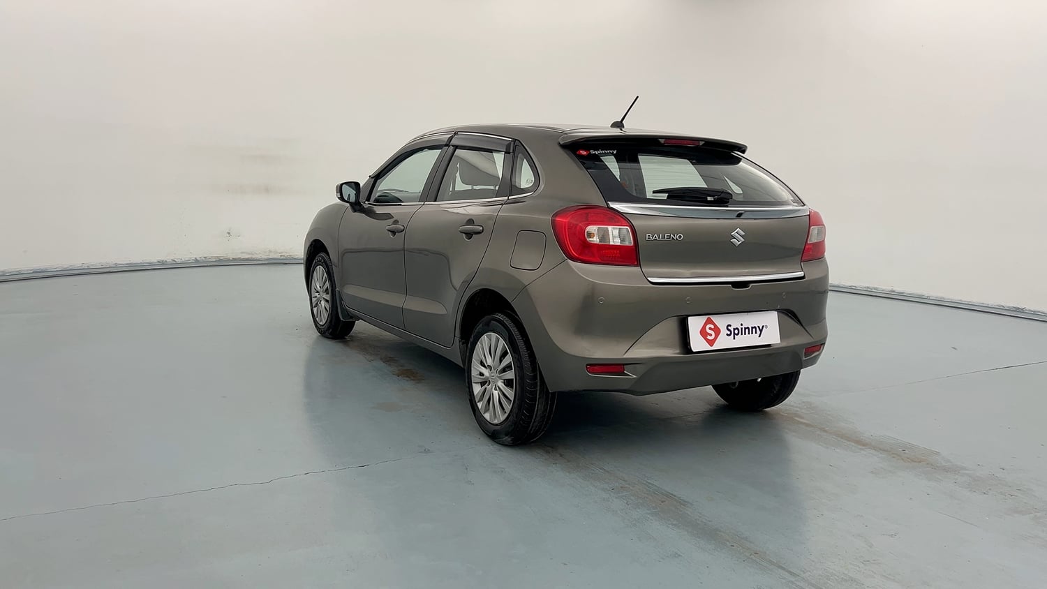 Used 2021 Maruti Suzuki Baleno Delta Petrol Manual exterior LEFT REAR CORNER VIEW