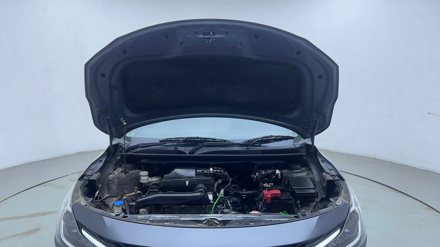 Used 2022 Maruti Suzuki Baleno Sigma MT Petrol Manual engine ENGINE & BONNET OPEN FRONT VIEW