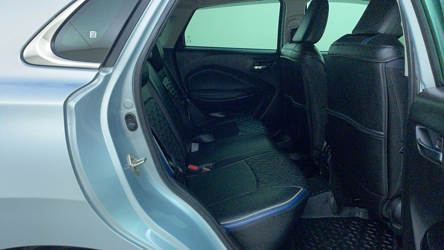 Used 2024 Maruti Suzuki Baleno Alpha AGS Petrol Automatic interior RIGHT SIDE REAR DOOR CABIN VIEW