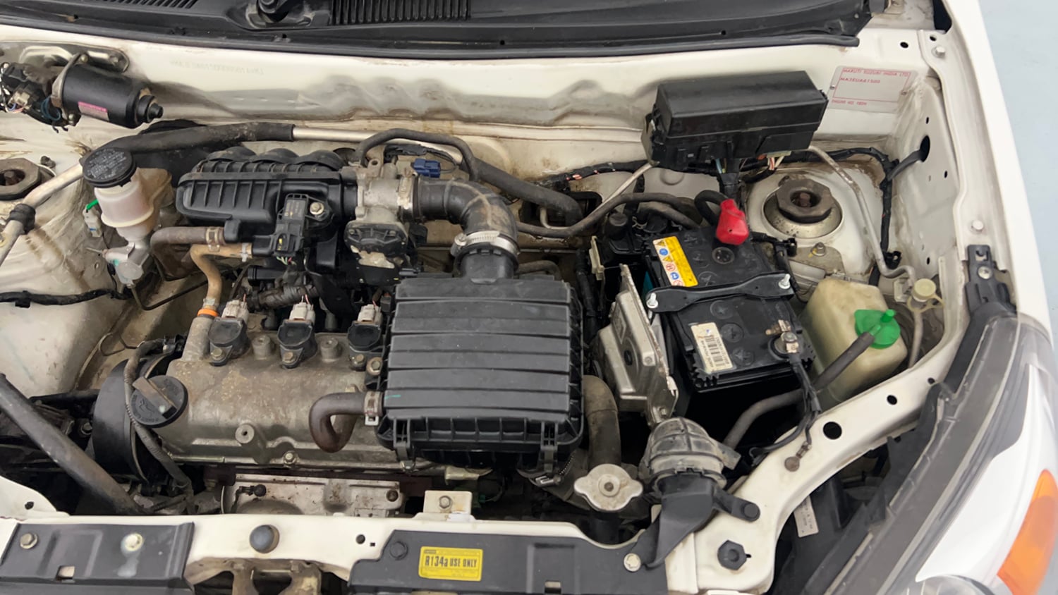 Used 2019 Maruti Suzuki Alto 800 LXi (O) Petrol Manual engine ENGINE LEFT SIDE VIEW
