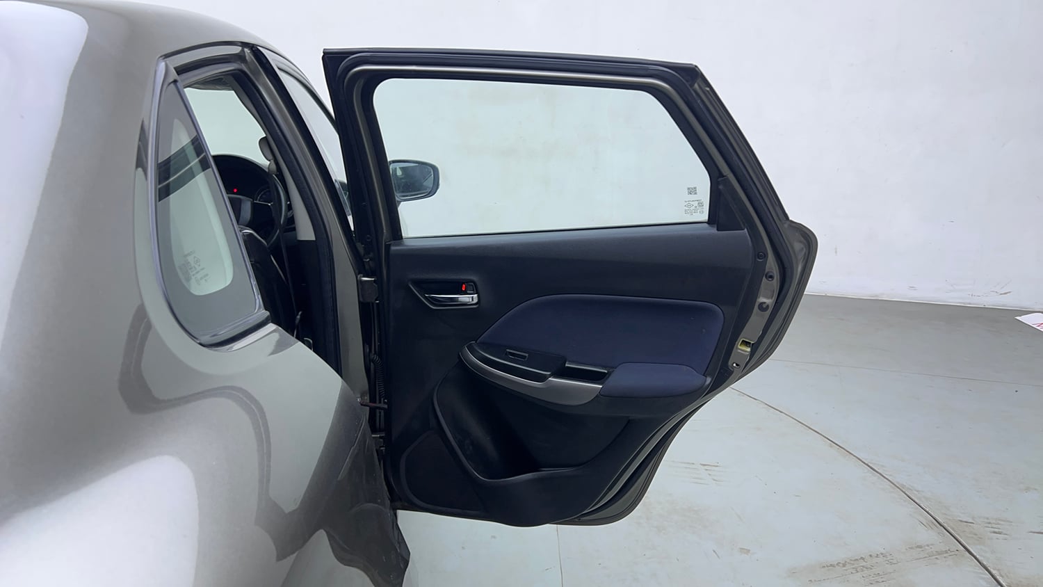 Used 2019 Maruti Suzuki Baleno Delta Petrol Manual interior RIGHT REAR DOOR OPEN VIEW