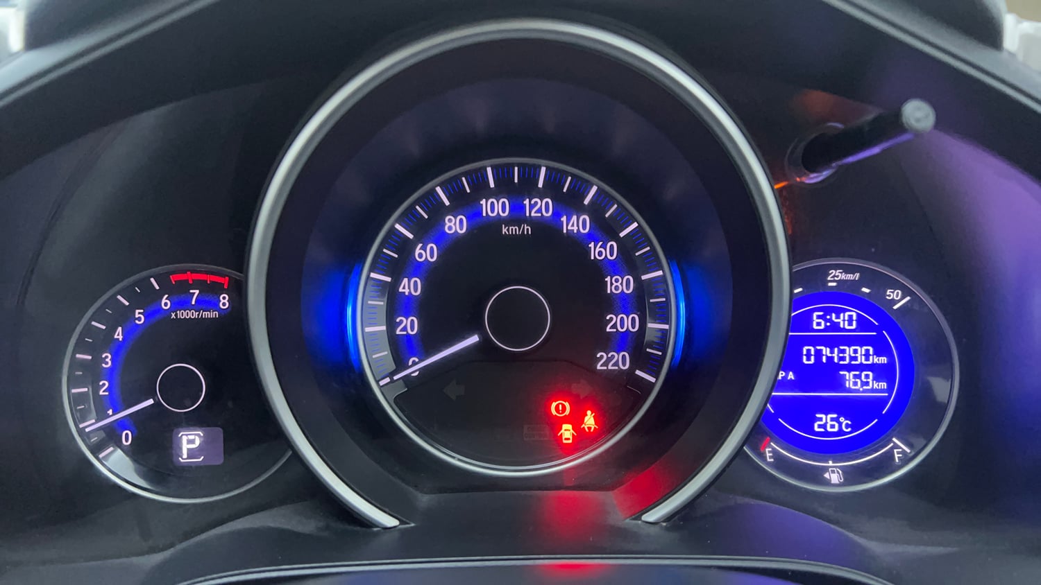 Used 2018 Honda Jazz VX CVT Petrol Petrol Automatic interior CLUSTERMETER VIEW
