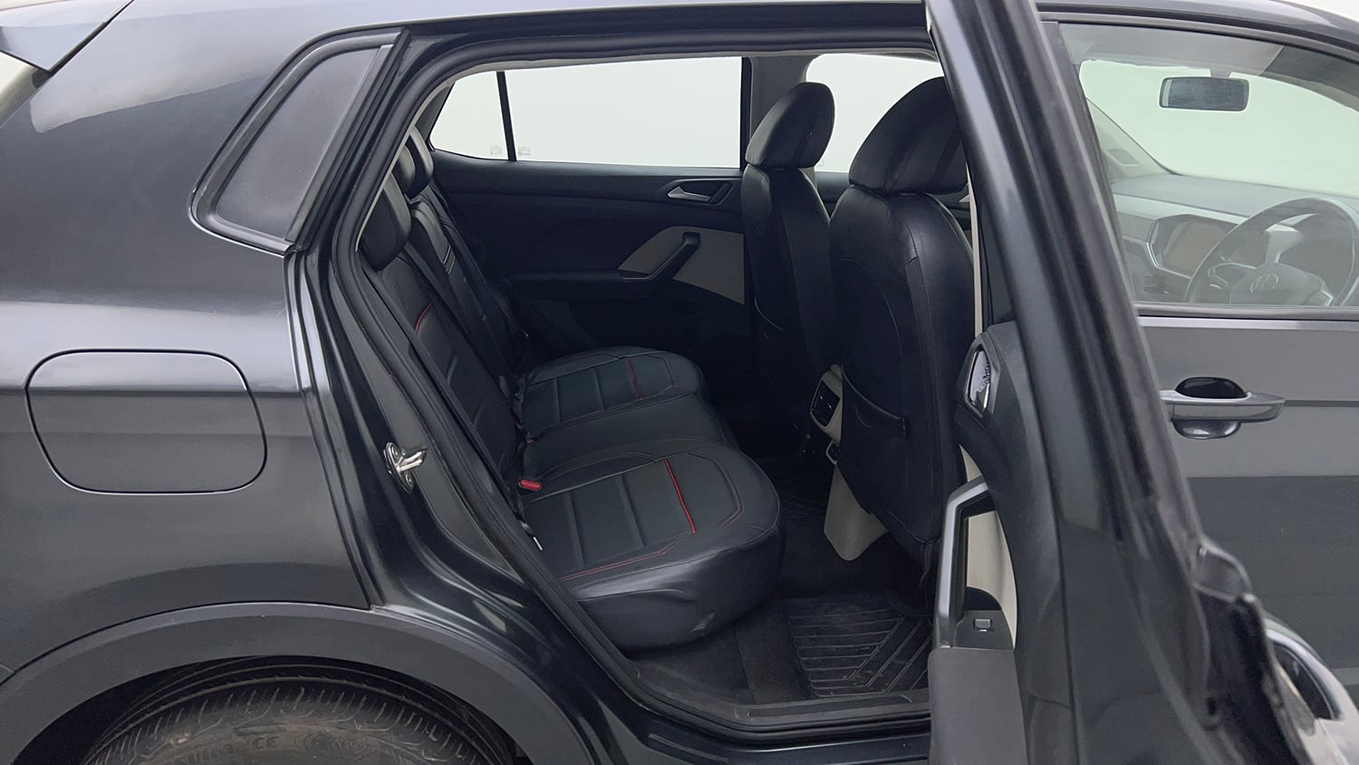 Used 2022 Volkswagen Taigun Highline 1.0 TSI AT Petrol Automatic interior RIGHT SIDE REAR DOOR CABIN VIEW