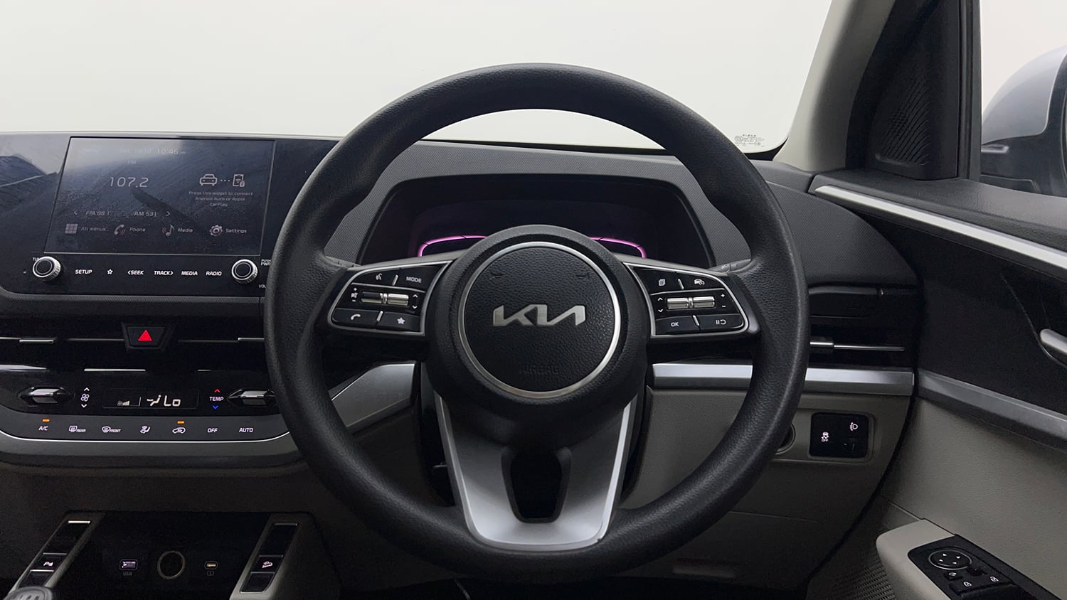 Used 2022 Kia Carens Prestige Plus 1.4 Petrol MT 7 STR Petrol Manual interior STEERING VIEW
