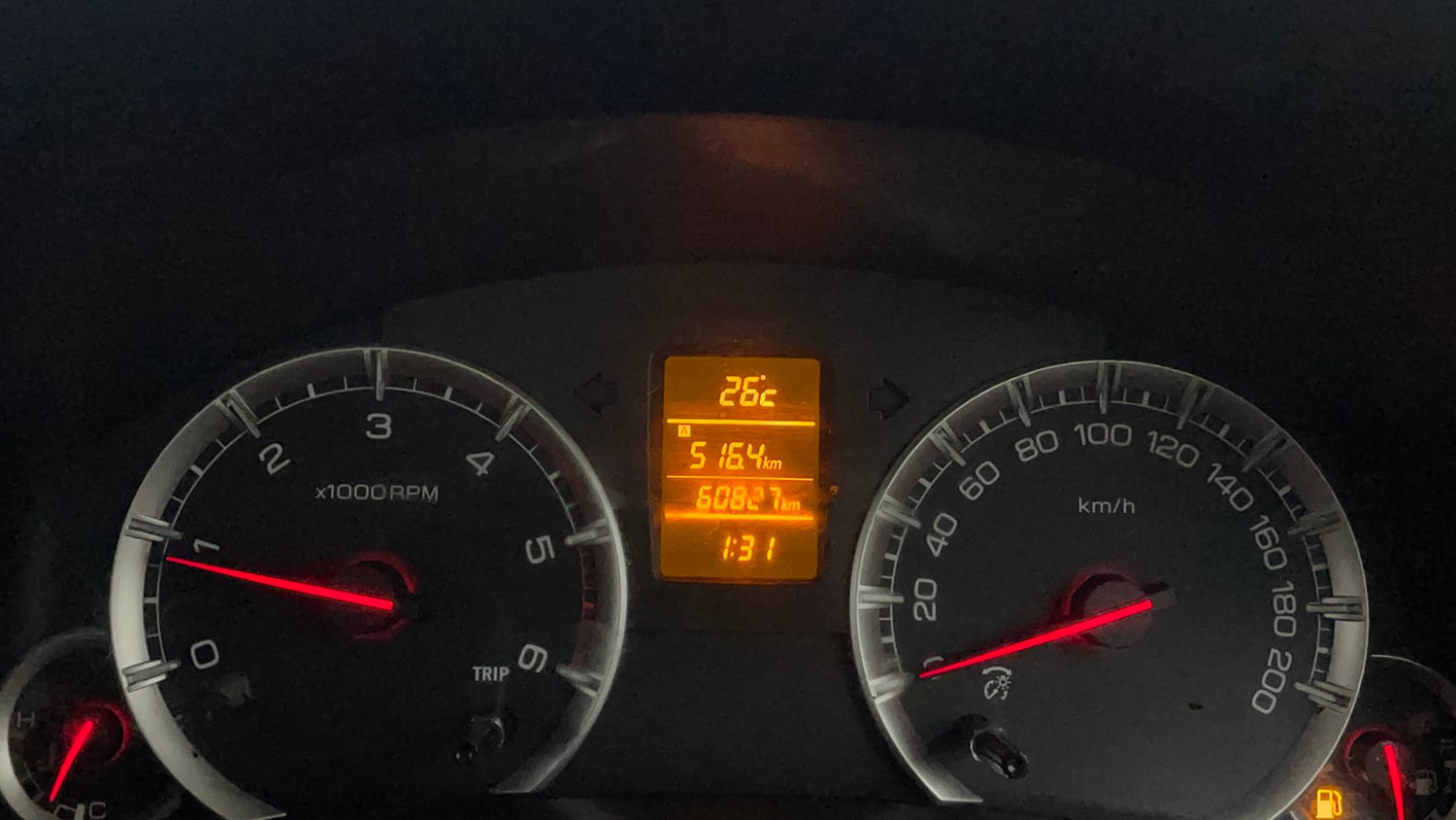 Used 2016 Maruti Suzuki Swift Dzire ZDI Diesel Manual interior CLUSTERMETER VIEW