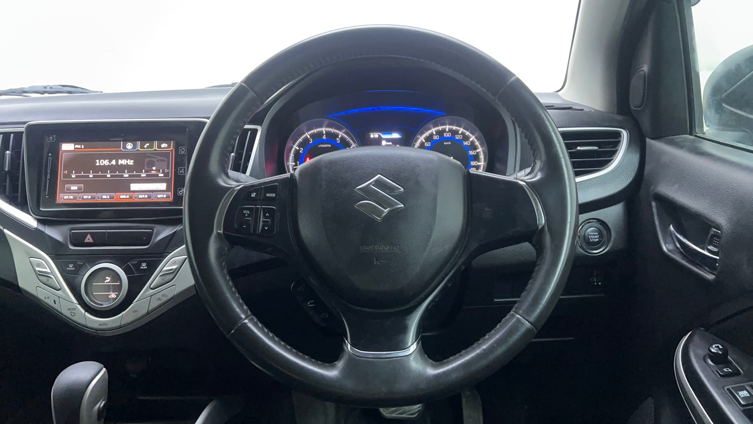 Used 2018 Maruti Suzuki Baleno Alpha 1.2 AT Petrol Automatic interior STEERING VIEW