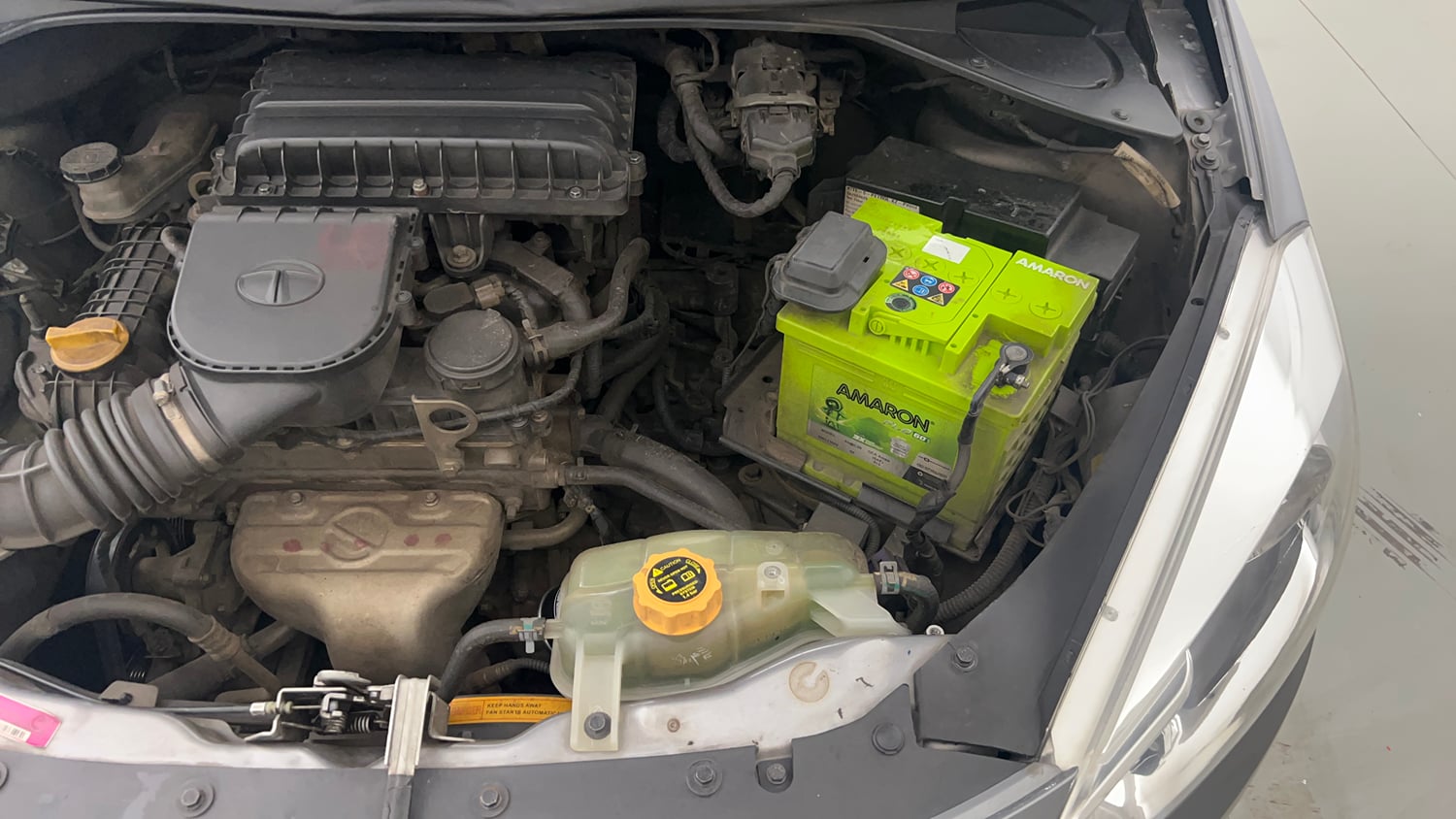 Used 2020 Tata Tigor Revotron XZ Petrol Manual engine ENGINE LEFT SIDE VIEW