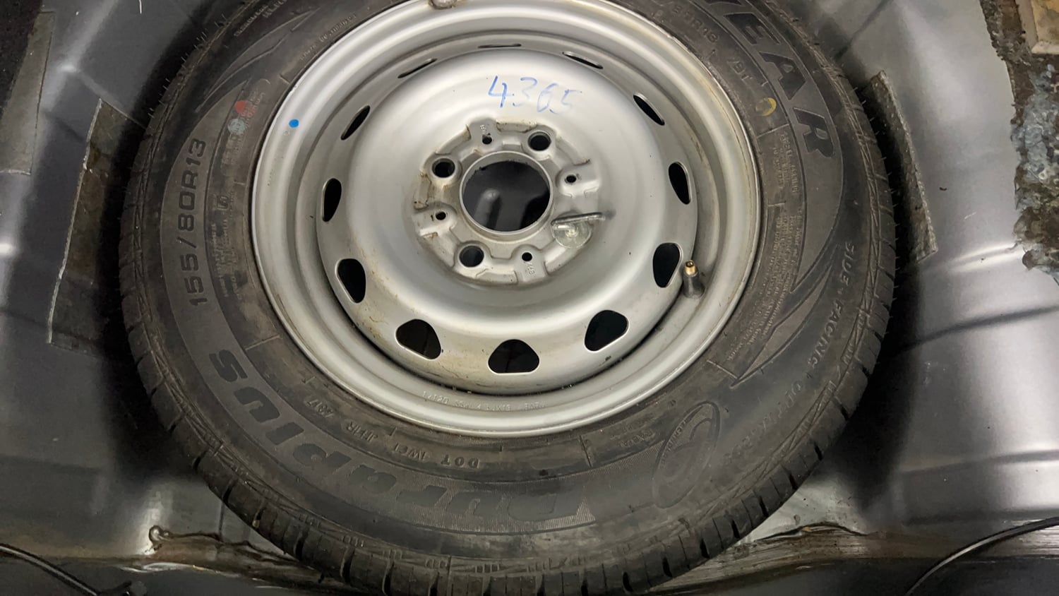 Used 2018 Tata Tiago Revotron XZ Petrol Manual tyres SPARE TYRE VIEW