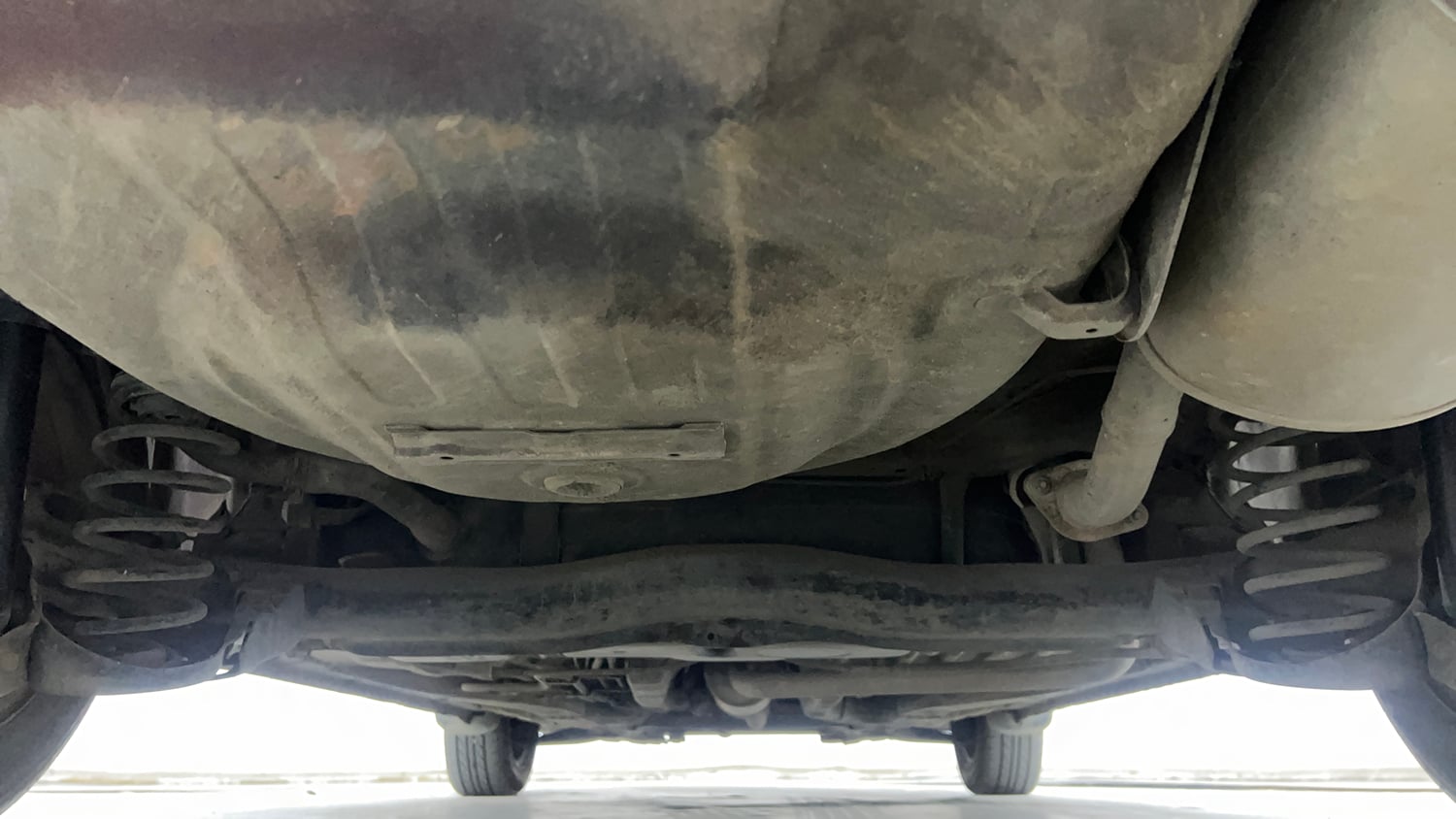 Used 2018 Honda Amaze 1.5 SX i-DTEC Diesel Manual extra REAR UNDERBODY VIEW (TAKEN FROM REAR)