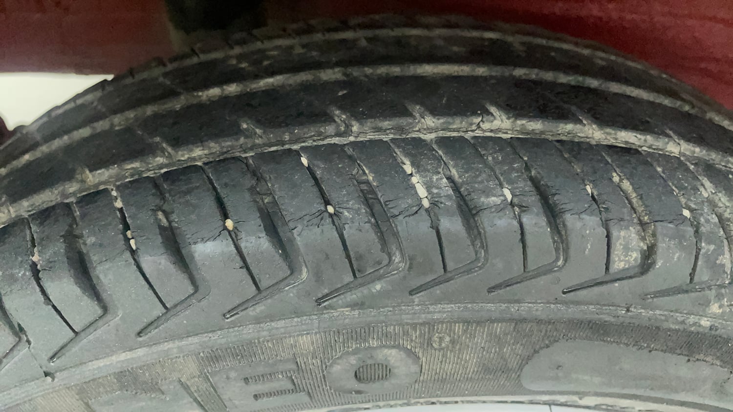 Used 2023 Maruti Suzuki Alto K10 VXi Plus Petrol Manual tyres RIGHT REAR TYRE TREAD VIEW