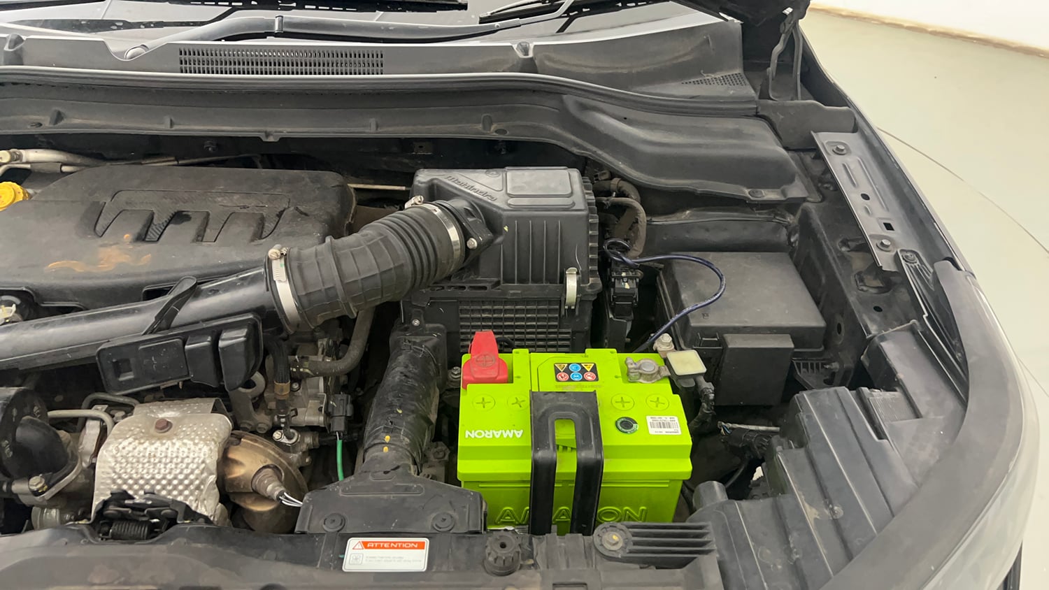 Used 2022 Mahindra XUV 300 W8 (O) 1.2 Petrol Petrol Manual engine ENGINE LEFT SIDE VIEW