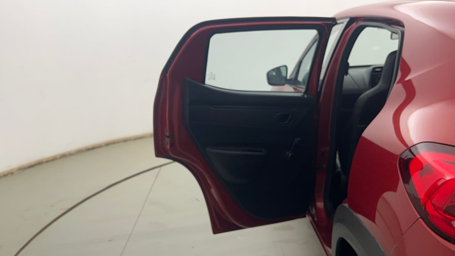 Used 2017 Renault Kwid 1.0 RXT AMT Opt Petrol Automatic interior LEFT REAR DOOR OPEN VIEW