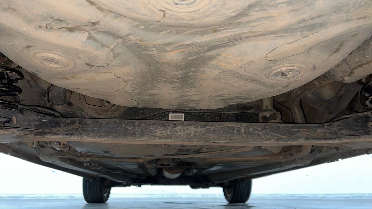 Used 2015 Maruti Suzuki Baleno Zeta 1.2 Petrol Manual extra REAR UNDERBODY VIEW (TAKEN FROM REAR)