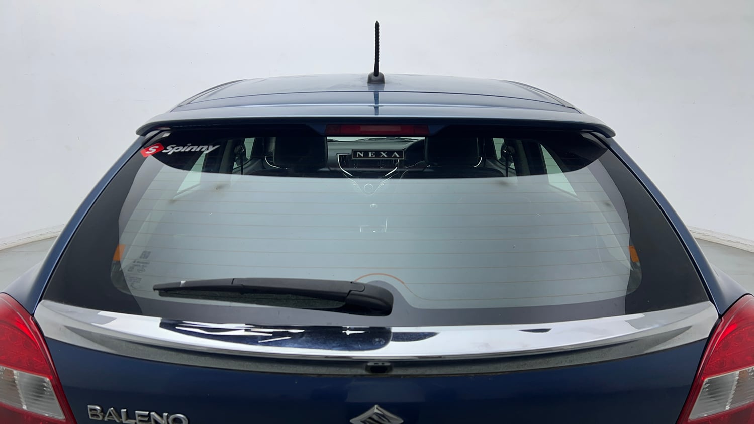 Used 2015 Maruti Suzuki Baleno Zeta 1.2 Petrol Manual exterior BACK WINDSHIELD VIEW