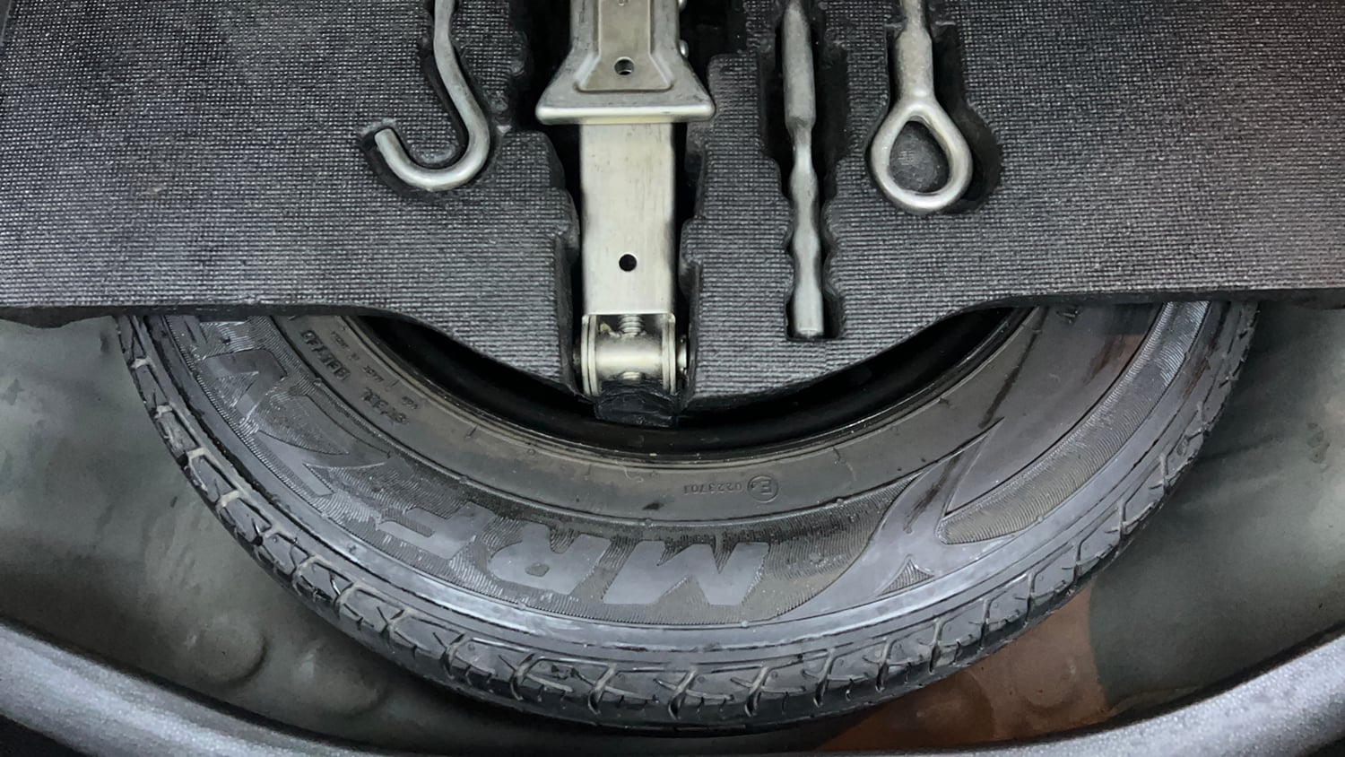 Used 2018 Honda Jazz VX CVT Petrol Petrol Automatic tyres SPARE TYRE VIEW