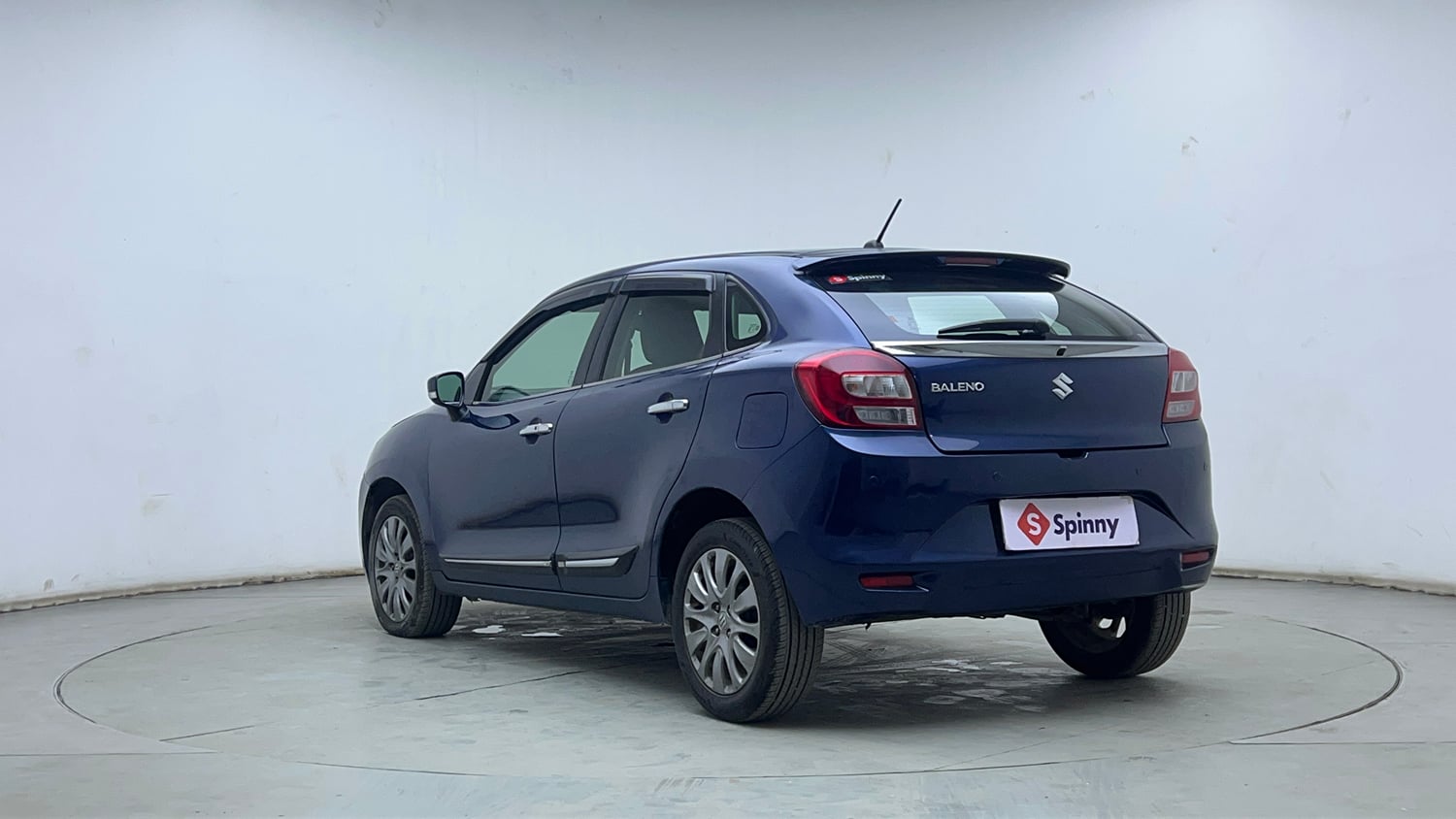 Used 2018 Maruti Suzuki Baleno Alpha 1.2 AT Petrol Automatic exterior LEFT REAR CORNER VIEW