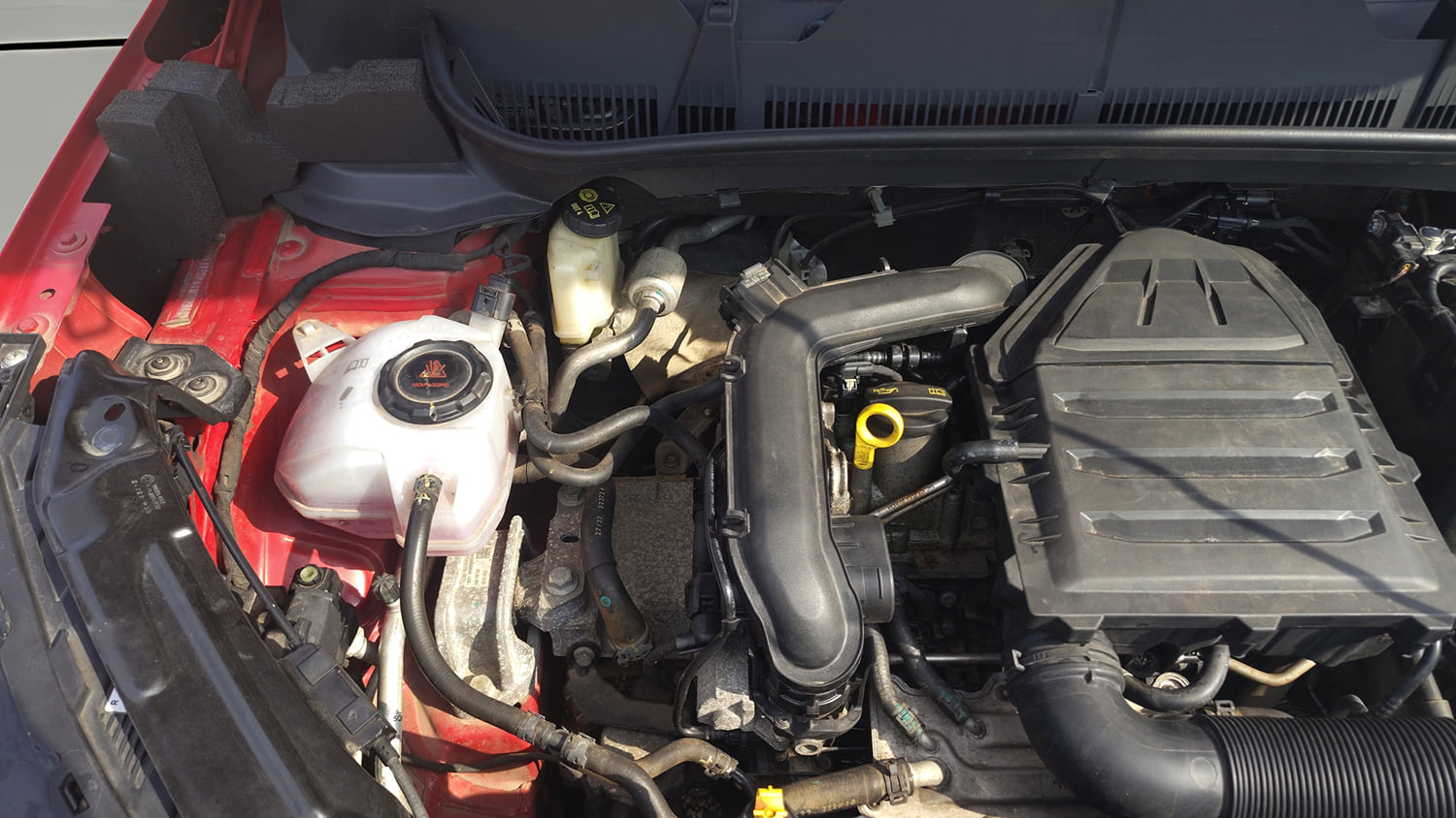 Used 2022 Skoda Kushaq Active 1.0 TSI MT Petrol Manual engine ENGINE RIGHT SIDE VIEW
