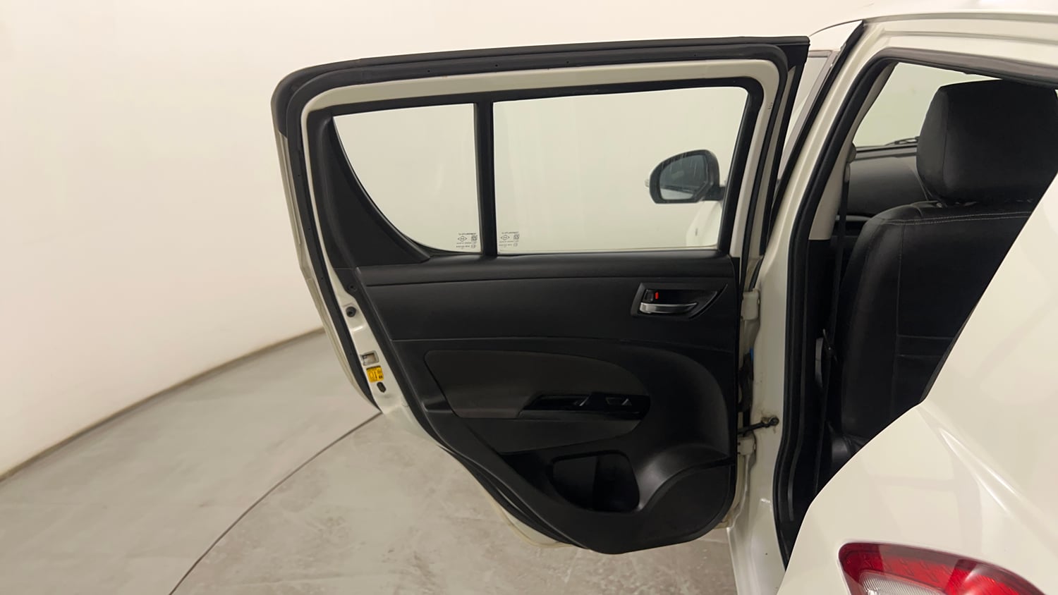 Used 2012 Maruti Suzuki Swift VXi Petrol Manual interior LEFT REAR DOOR OPEN VIEW