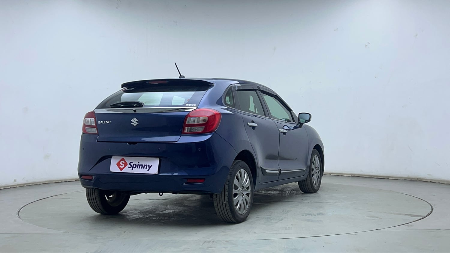 Used 2018 Maruti Suzuki Baleno Alpha 1.2 AT Petrol Automatic exterior RIGHT REAR CORNER VIEW