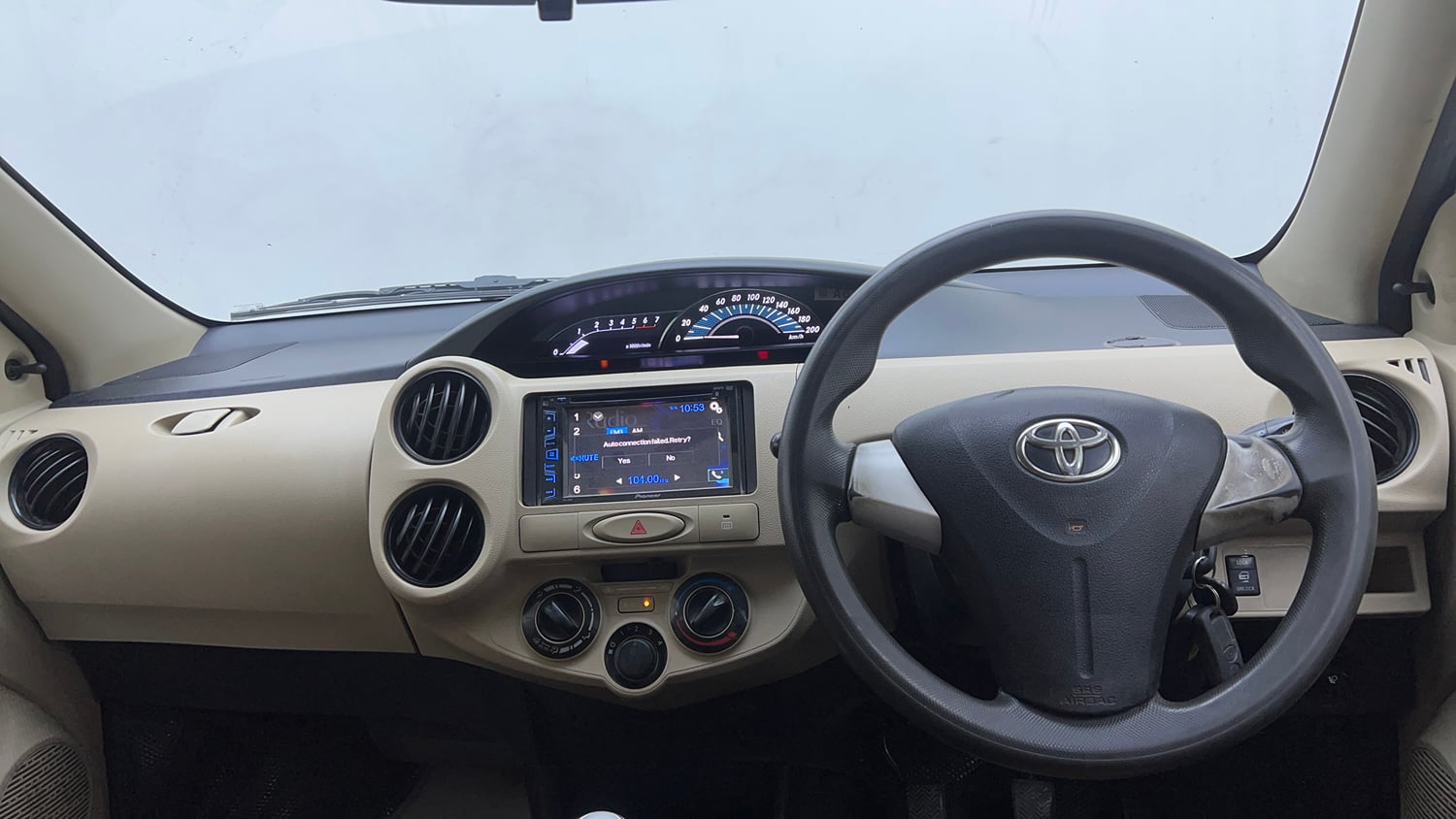 Used 2017 Toyota Etios Liva GXD Diesel Manual interior DASHBOARD VIEW