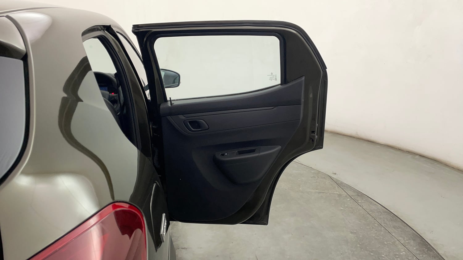 Used 2023 Renault Kwid RXT 1.0 Petrol Manual interior RIGHT REAR DOOR OPEN VIEW