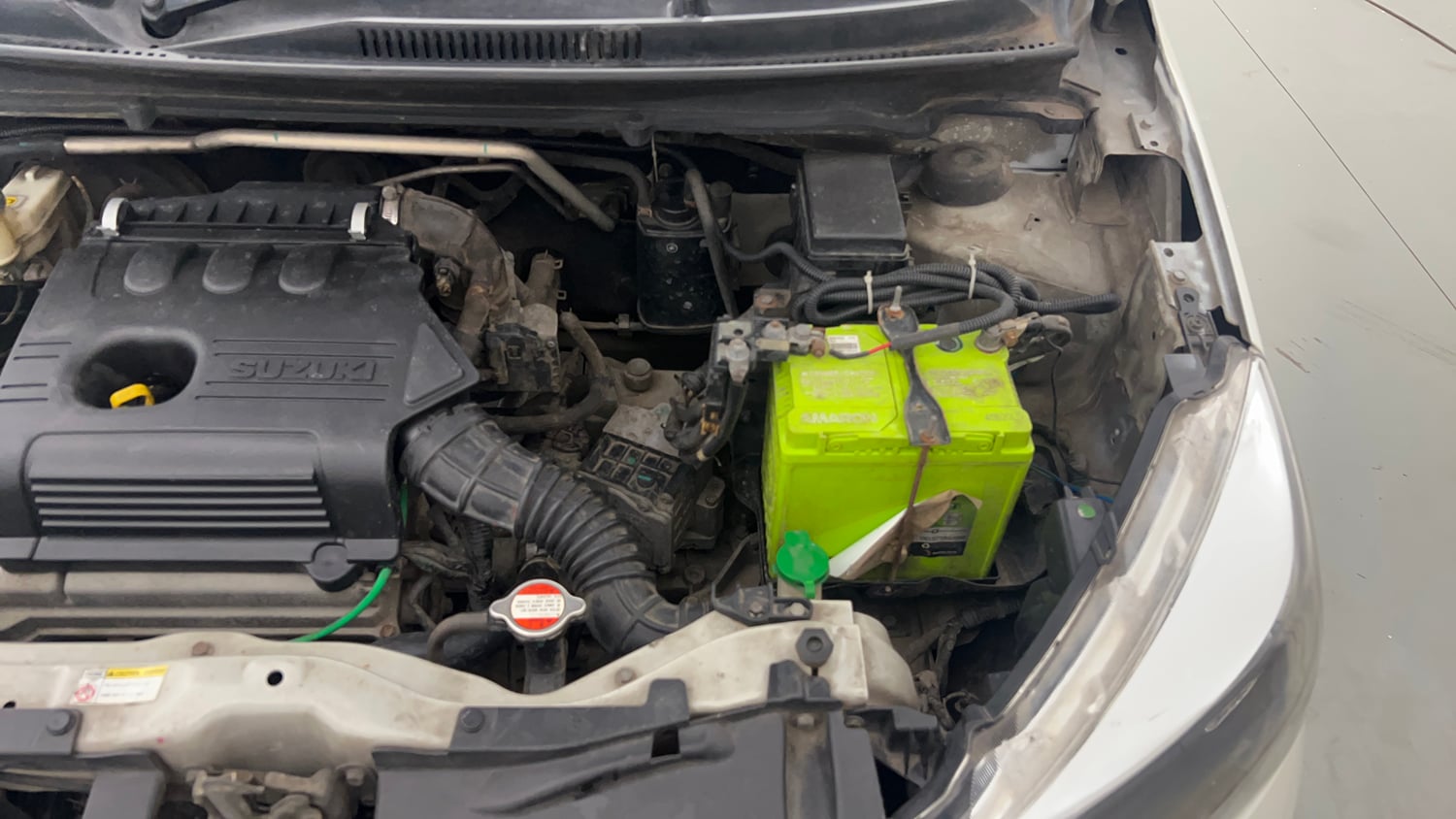 Used 2015 Maruti Suzuki Celerio ZXi AMT Petrol Automatic engine ENGINE LEFT SIDE VIEW