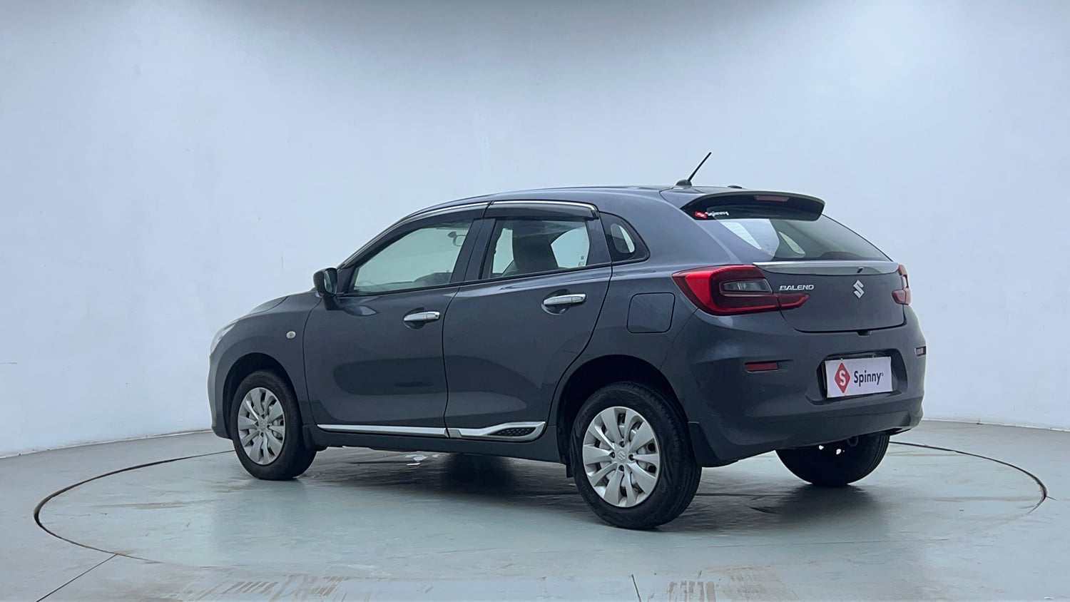 Used 2022 Maruti Suzuki Baleno Sigma MT Petrol Manual exterior LEFT REAR CORNER VIEW