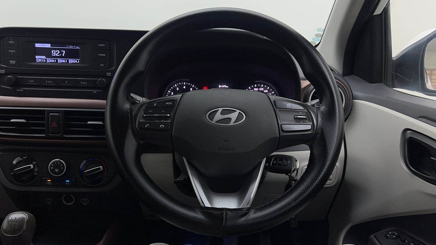 Used 2023 Hyundai Aura S 1.2 Petrol Petrol Manual interior STEERING VIEW