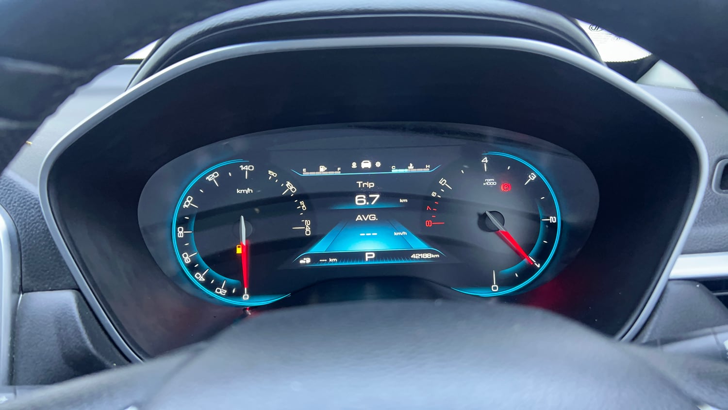 Used 2020 MG Motors Hector Sharp 1.5 DCT Petrol Petrol Automatic interior CLUSTERMETER VIEW