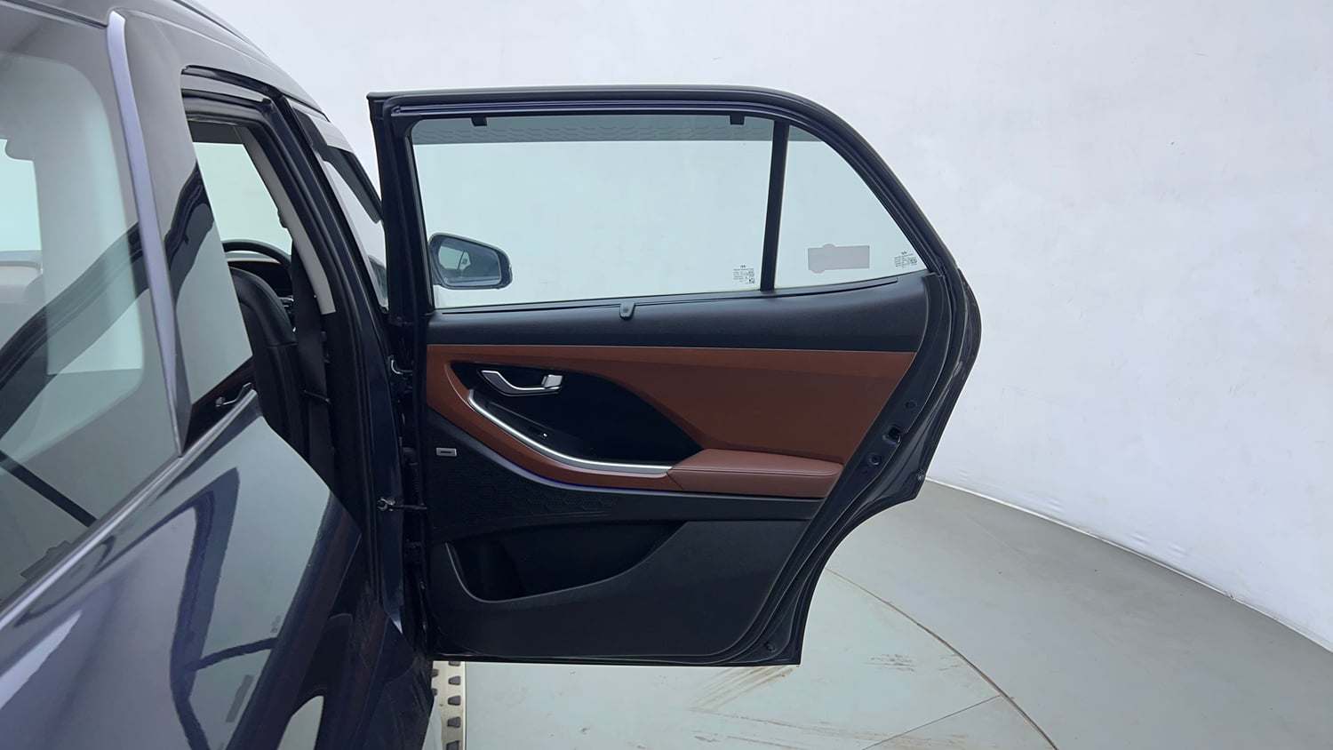 Used 2022 Hyundai Alcazar Signature (O) 7 Seater 1.5 Diesel AT Diesel Automatic interior RIGHT REAR DOOR OPEN VIEW