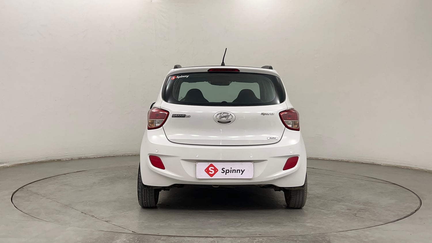 Used 2015 Hyundai Grand i10 Sportz AT 1.2 Kappa VTVT Petrol Automatic exterior BACK VIEW