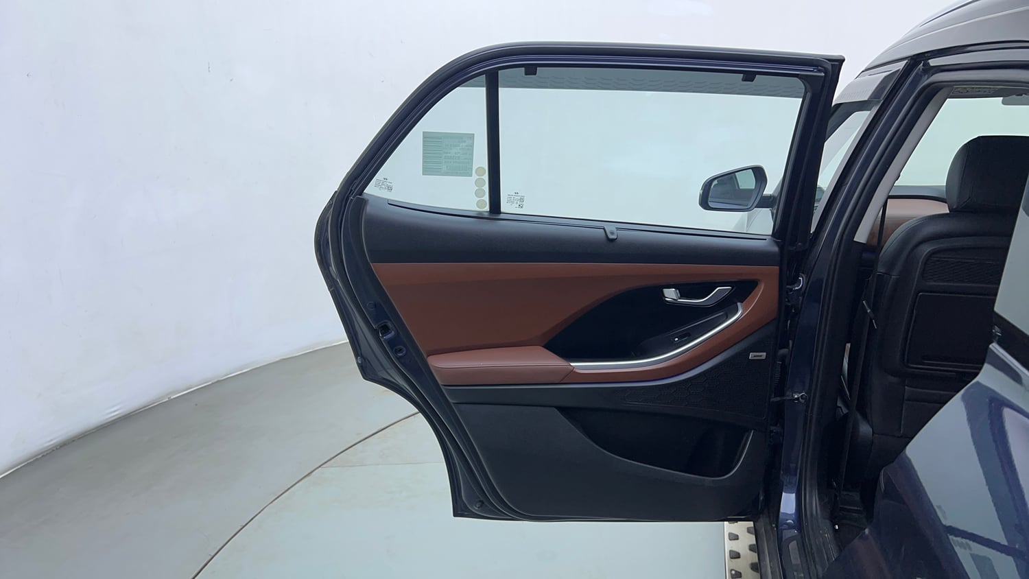 Used 2022 Hyundai Alcazar Signature (O) 7 Seater 1.5 Diesel AT Diesel Automatic interior LEFT REAR DOOR OPEN VIEW