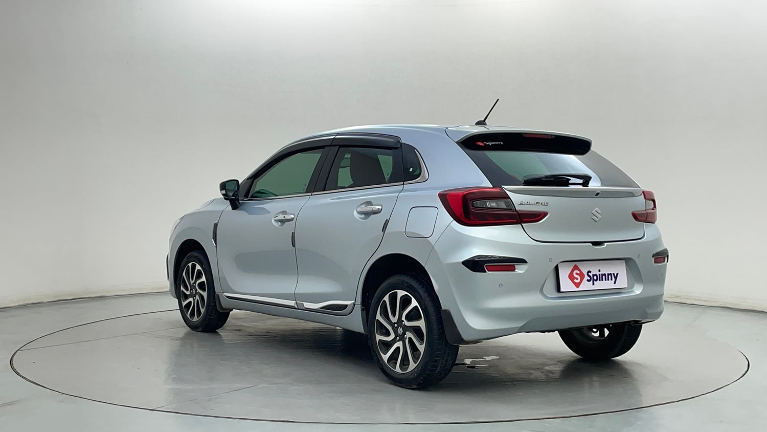 Used 2024 Maruti Suzuki Baleno Alpha AGS Petrol Automatic exterior LEFT REAR CORNER VIEW
