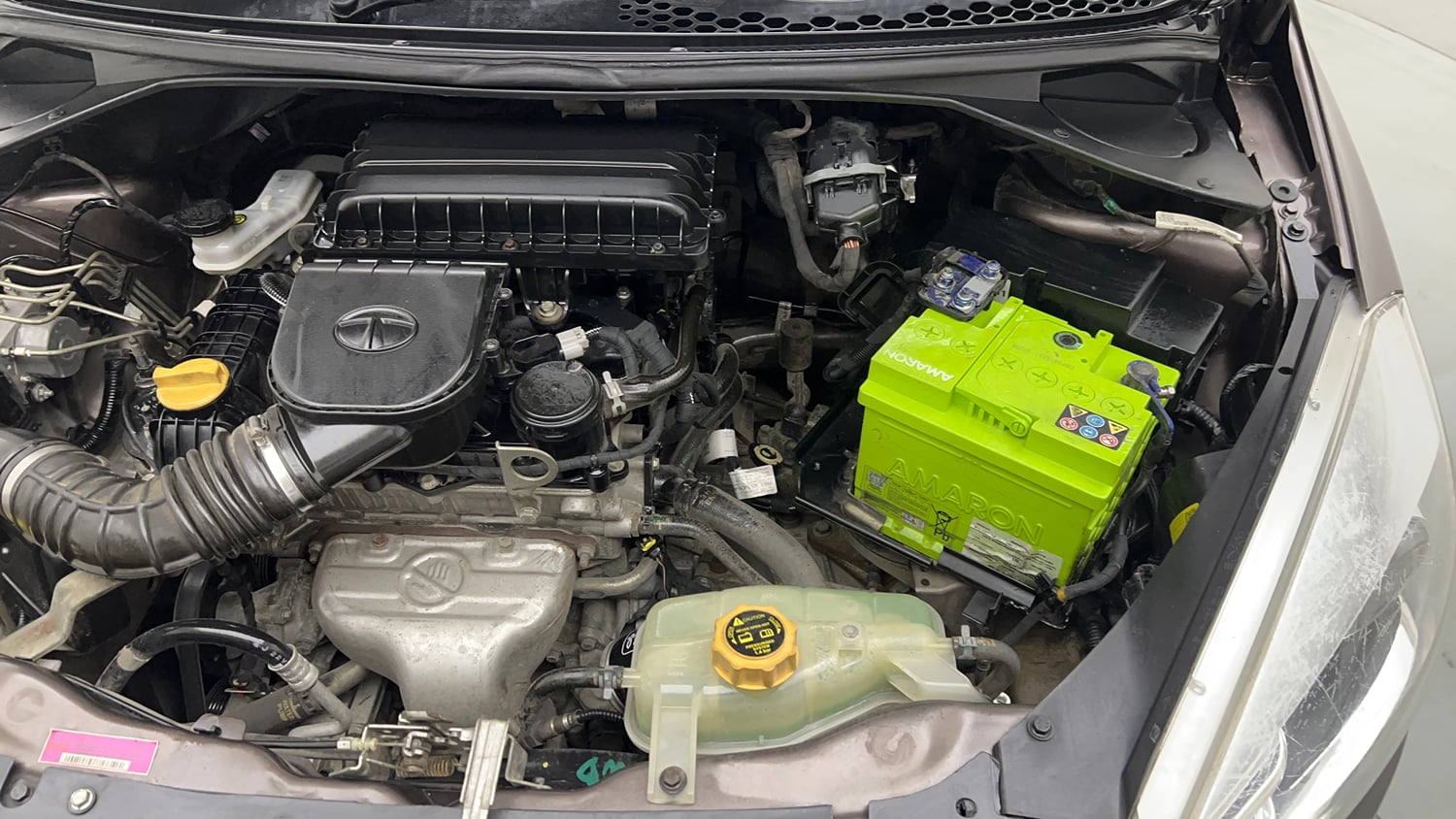 Used 2019 Tata Tiago Revotron XT Petrol Manual engine ENGINE LEFT SIDE VIEW