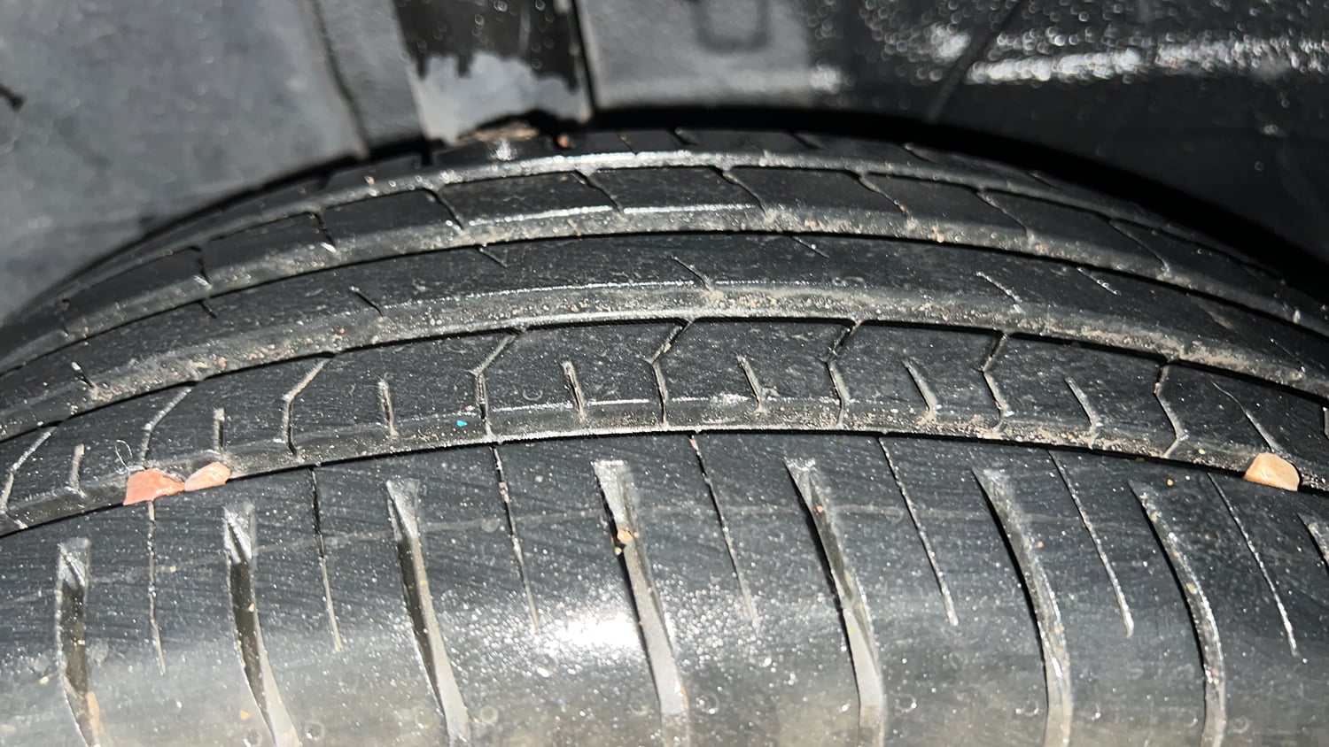 Used 2023 Tata Punch Pure MT Petrol Manual tyres RIGHT REAR TYRE TREAD VIEW