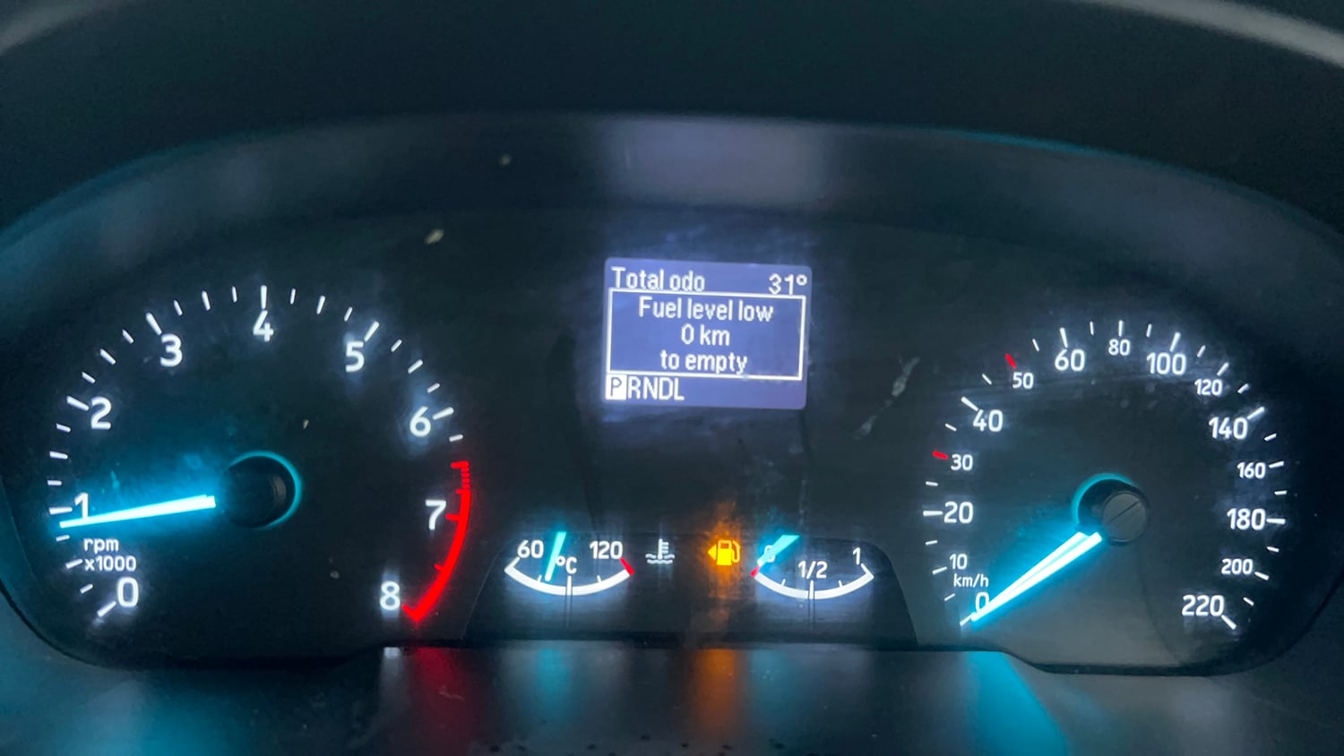 Used 2018 Ford EcoSport Trend + 1.5L Ti-VCT AT Petrol Automatic interior CLUSTERMETER VIEW