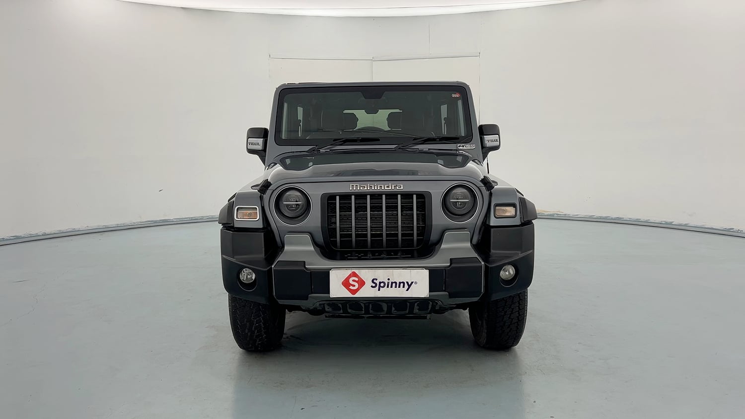 Used 2021 mahindra Thar LX Hard Top Petrol AT 4WD Petrol Automatic exterior FRONT VIEW