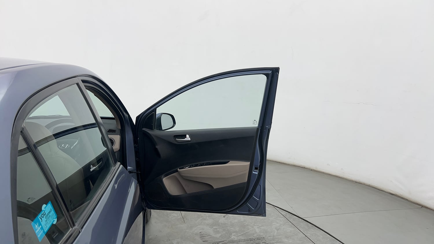 Used 2015 Hyundai Xcent S 1.2 Petrol Manual interior RIGHT FRONT DOOR OPEN VIEW