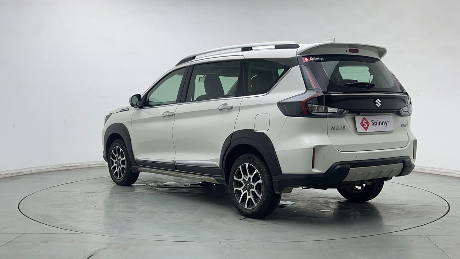 Used 2023 Maruti Suzuki XL6 Alpha Plus MT Petrol Petrol Manual exterior LEFT REAR CORNER VIEW