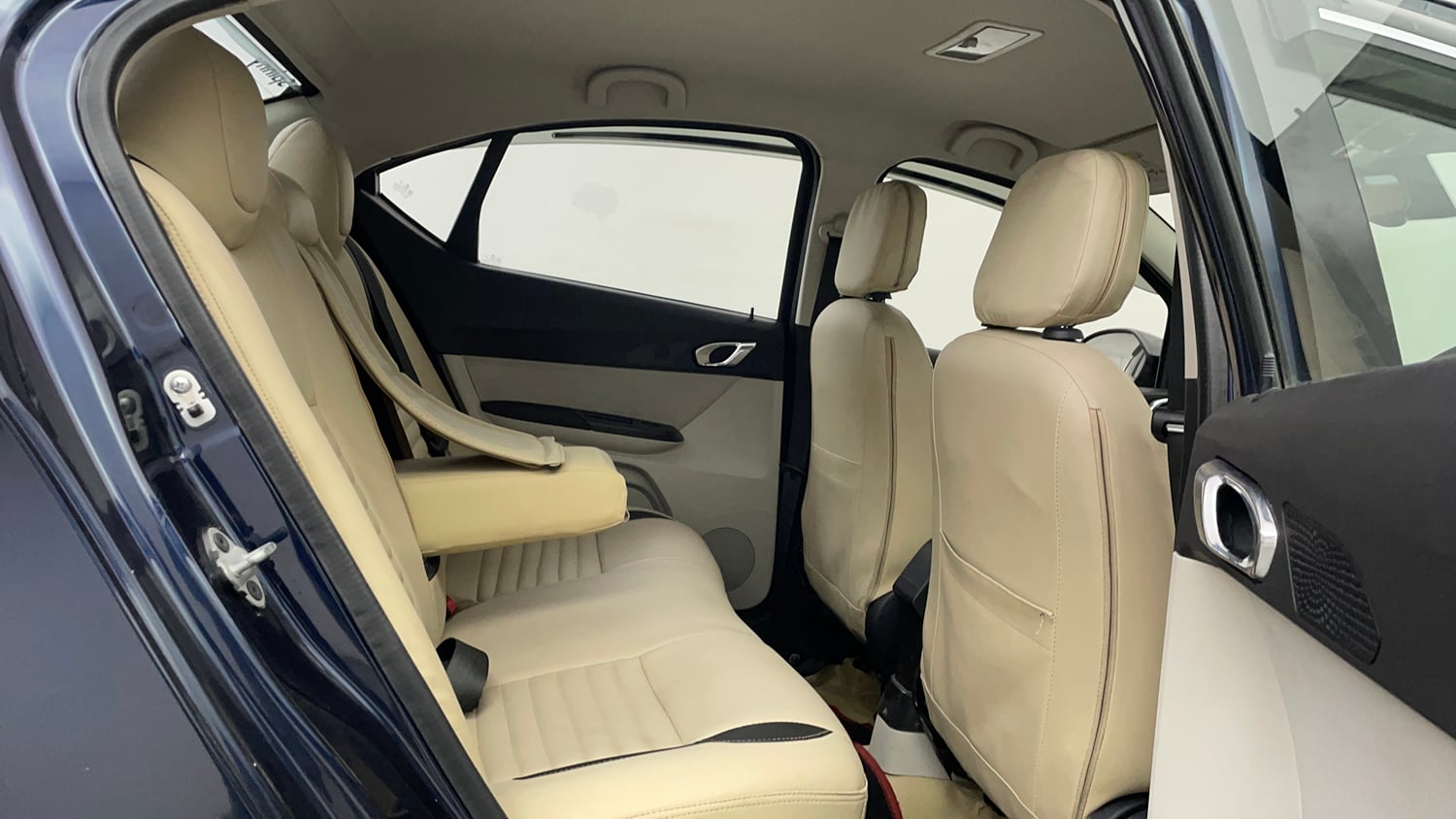 Used 2022 Tata Tigor XZA Plus Petrol Automatic interior RIGHT SIDE REAR DOOR CABIN VIEW