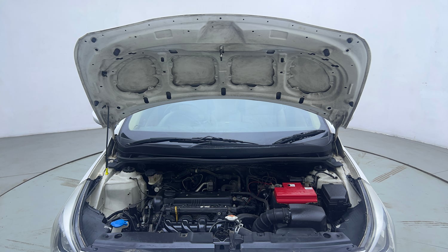 Used 2015 Hyundai Verna 1.4 VTVT Petrol Manual engine ENGINE & BONNET OPEN FRONT VIEW
